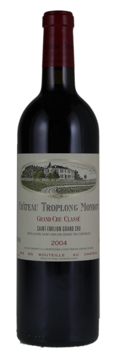 Chateau Troplong Mondot  2004  Front Bottle Shot