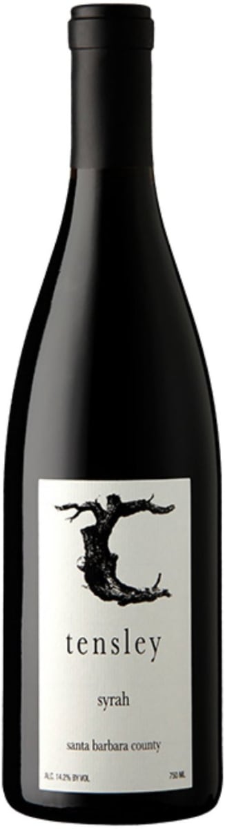 Tensley Santa Barbara Syrah 2018  Front Bottle Shot