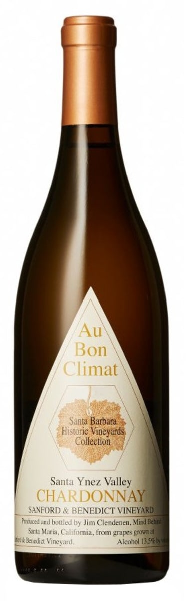 Au Bon Climat Sanford and Benedict Chardonnay 2015 Front Bottle Shot