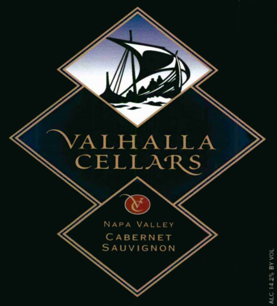 Valhalla Vineyards Cabernet Sauvignon 2007 Front Label