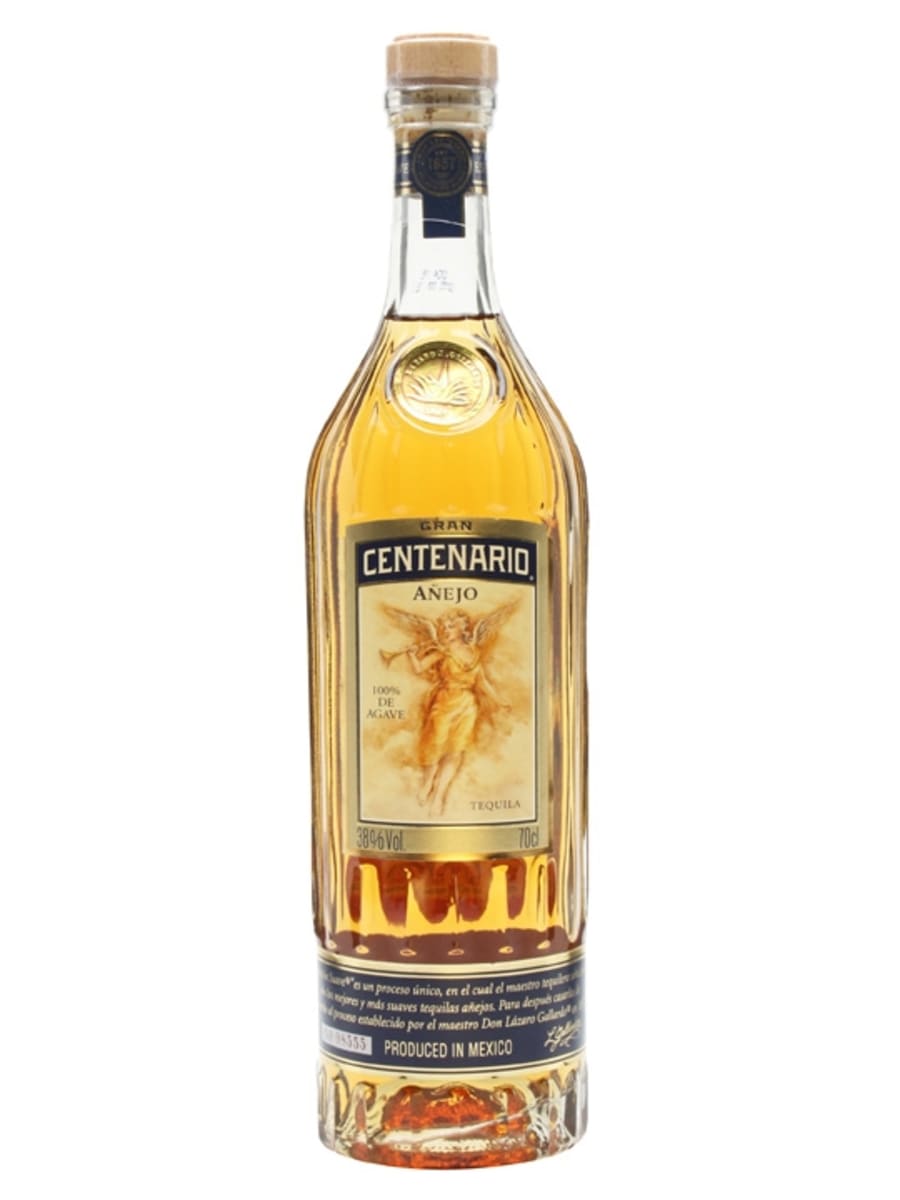 Gran Centenario Anejo Tequila Front Bottle Shot