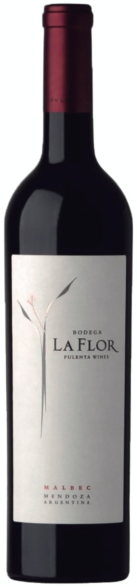 Pulenta La Flor Malbec 2020  Front Bottle Shot