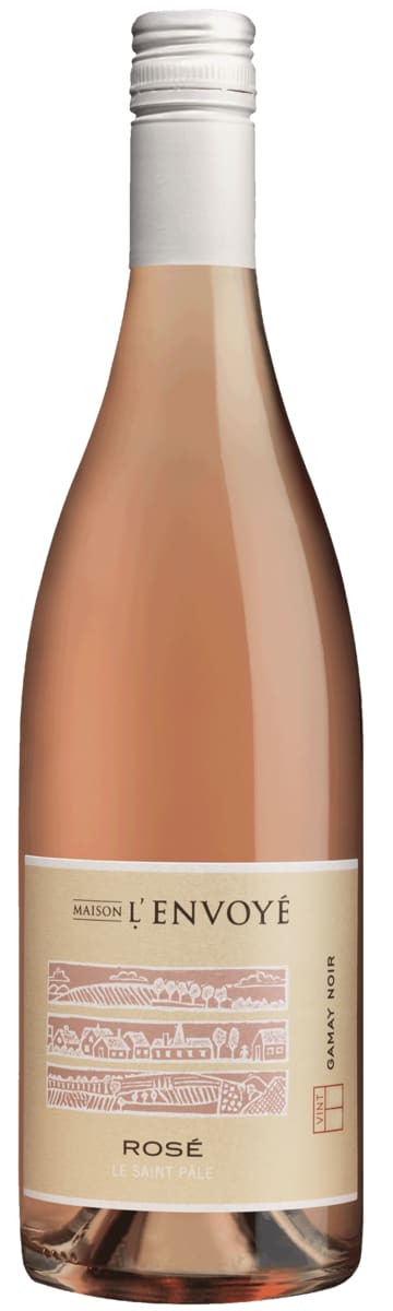 Maison L'Envoye Le Saint Pale Beaujolais Rose 2021  Front Bottle Shot