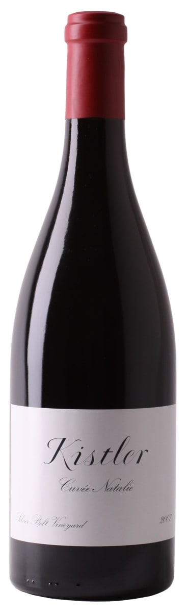 Kistler Vineyards Cuvee Natalie Pinot Noir 2007  Front Bottle Shot