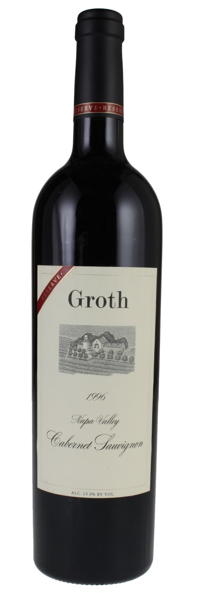 Groth Reserve Cabernet Sauvignon 1996  Front Bottle Shot