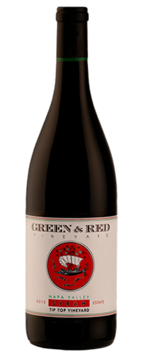 Green & Red Petite Sirah 2015  Front Bottle Shot