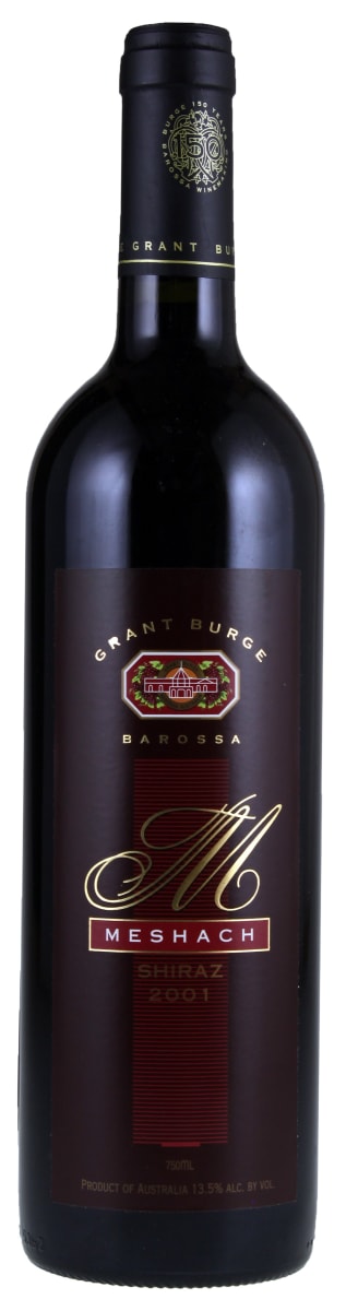 Grant Burge Meshach Shiraz 2001  Front Bottle Shot