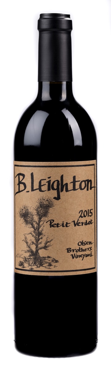 B. Leighton Petit Verdot 2015 Front Bottle Shot