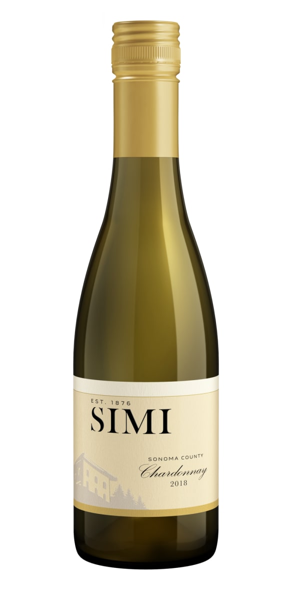 Simi Sonoma County Chardonnay (375ML half-bottle) 2019  Front Bottle Shot