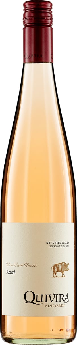 Quivira Wine Creek Ranch Rose 2017  Front Bottle Shot