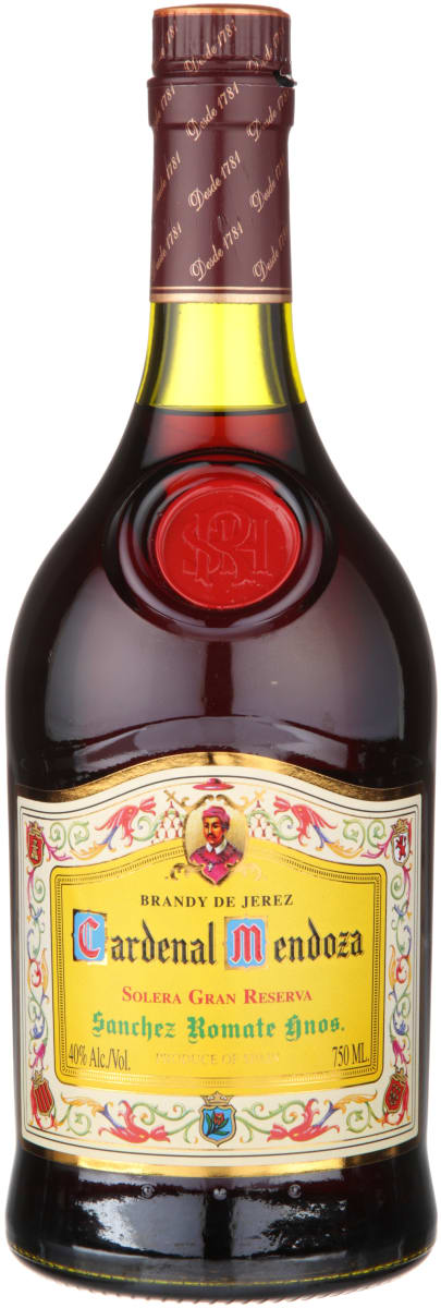 Cardenal Mendoza Solera Gran Reserva Sherry Brandy Front Bottle Shot