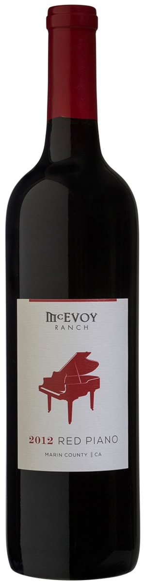 McEvoy Ranch Red Piano 2012 Front Bottle Shot