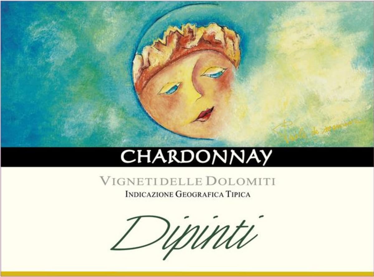 Dipinti Vigneti delle Dolomiti Chardonnay 2017  Front Label