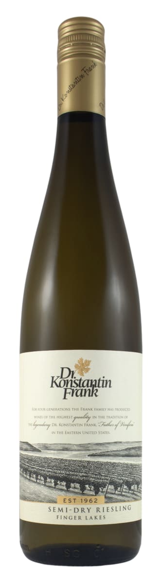 Dr. Konstantin Frank Semi-Dry Riesling 2018  Front Bottle Shot