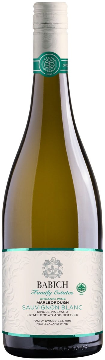 Babich Headwaters Organic Sauvignon Blanc 2018  Front Bottle Shot