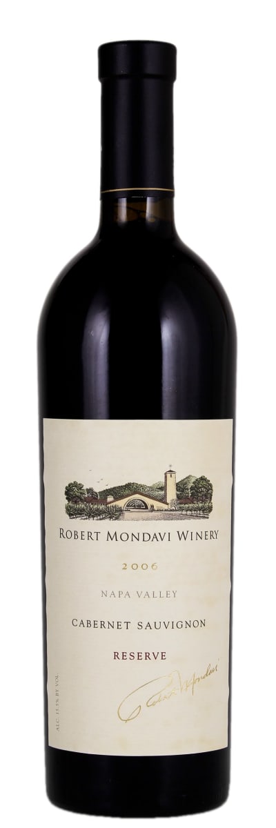 Robert Mondavi Reserve Cabernet Sauvignon 2006  Front Bottle Shot