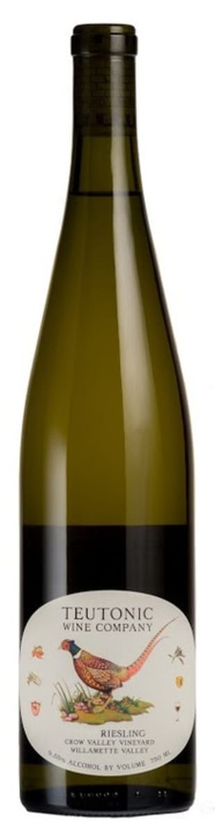 Teutonic Crow Valley Vineyard Riesling 2014 Front Bottle Shot