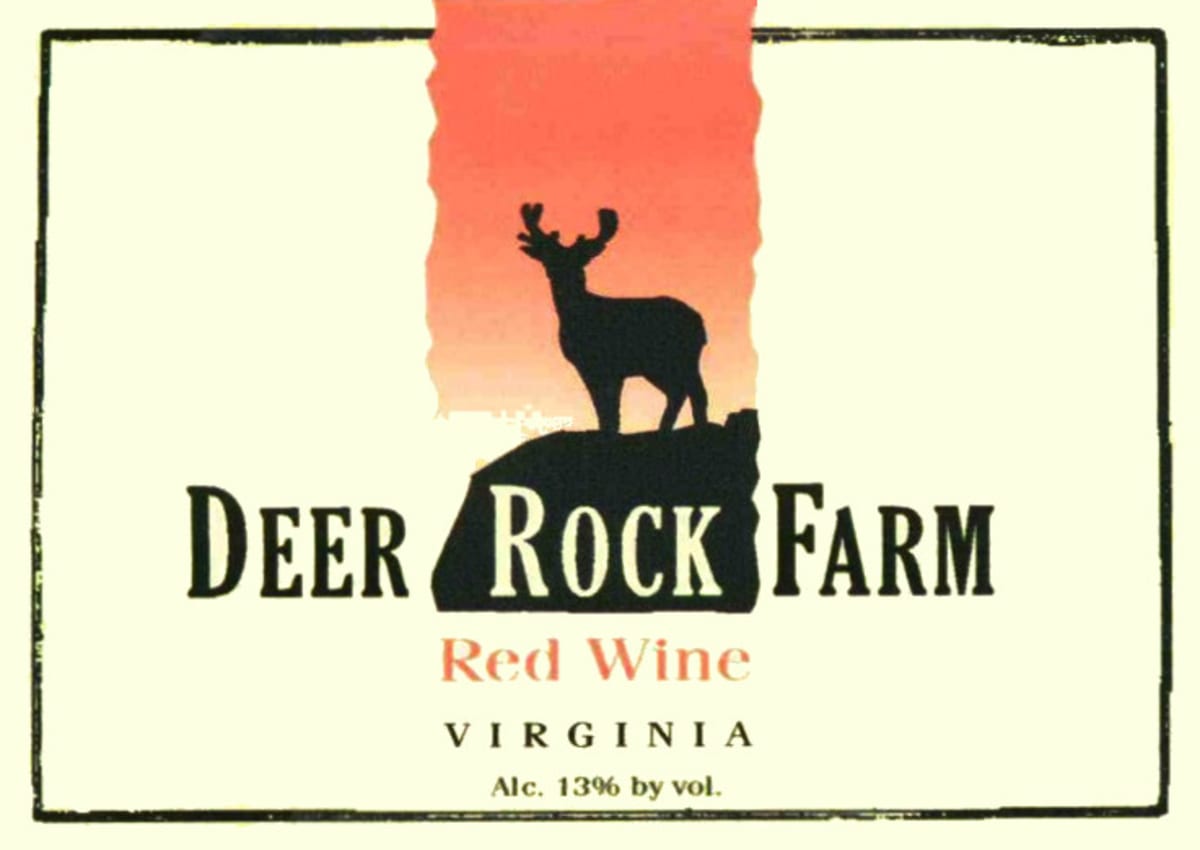 DelFosse Vineyards and Winery Deer Rock Farm Red 2008 Front Label