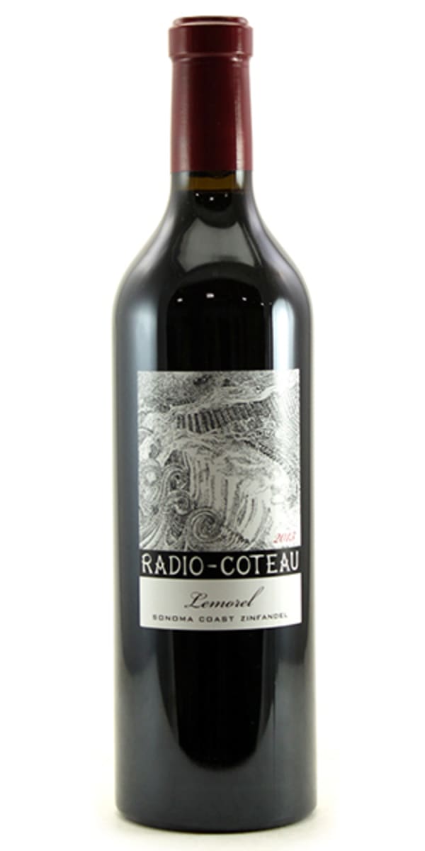 Radio-Coteau Lemorel Zinfandel 2013  Front Bottle Shot