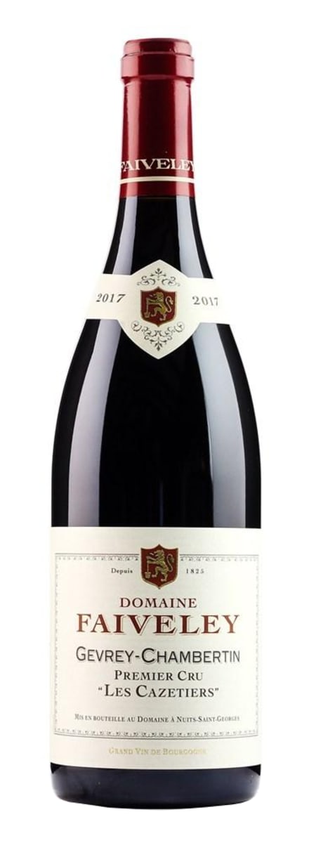 Faiveley Gevrey-Chambertin Les Cazetiers Premier Cru 2017  Front Bottle Shot