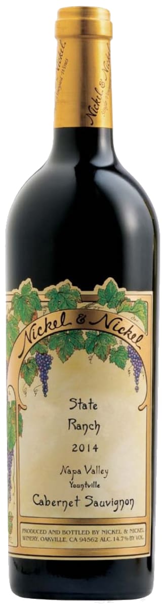 Nickel & Nickel State Ranch Cabernet Sauvignon (1.5 Liter Magnum) 2014 Front Bottle Shot