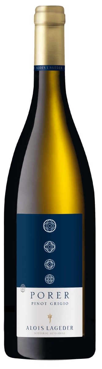 Alois Lageder Porer Pinot Grigio 2018 Front Bottle Shot