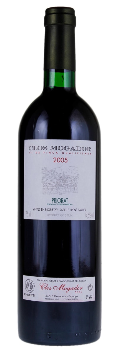 Clos Mogador Priorat 2005  Front Bottle Shot