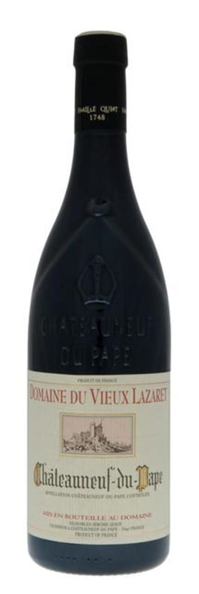 Domaine du Vieux Lazaret Chateauneuf-du-Pape 2015 Front Bottle Shot