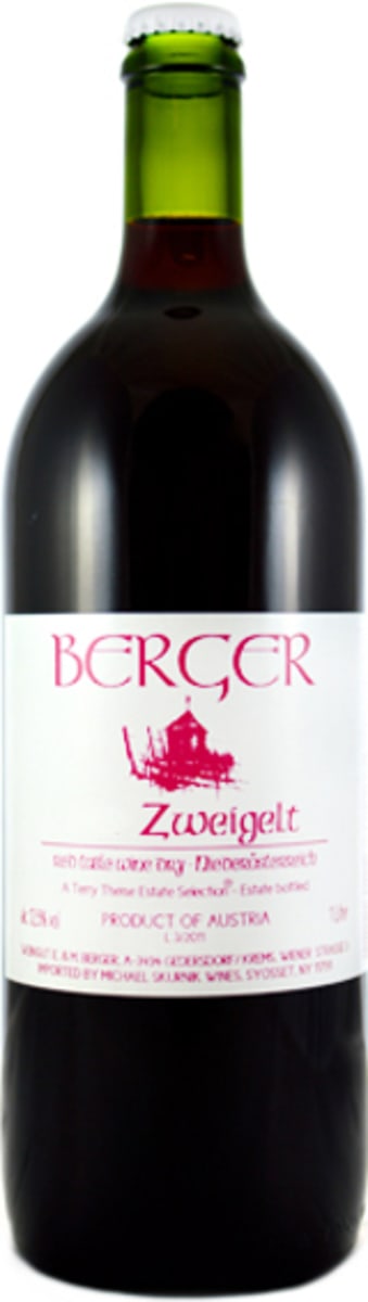 Berger Zweigelt (1 Liter) 2017  Front Bottle Shot