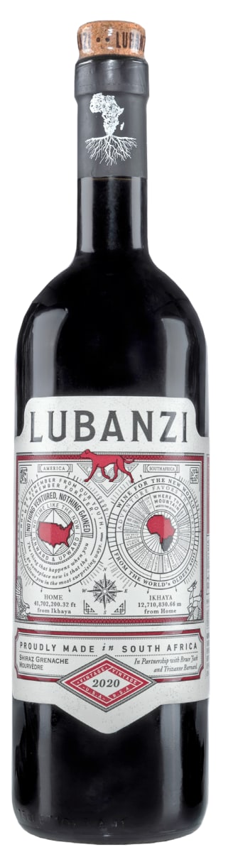 Lubanzi Red Blend 2020  Front Bottle Shot