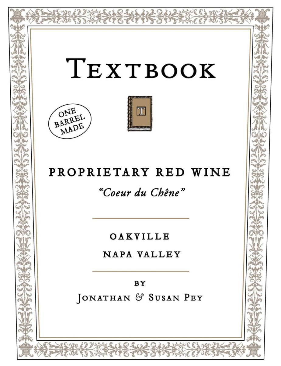 Textbook Coeur du Chene Proprietary Red 2015  Front Label