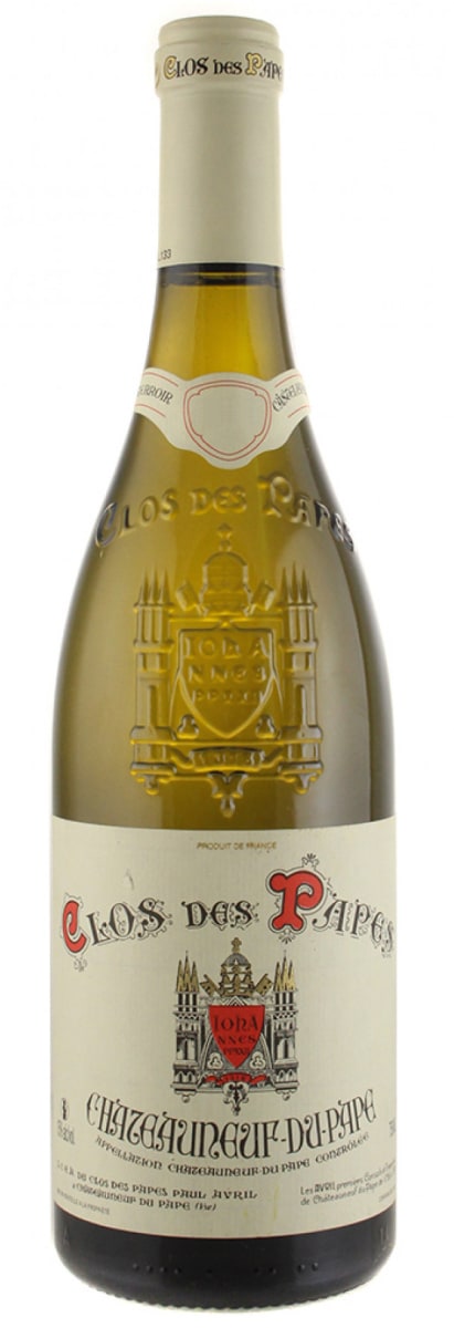 Clos des Papes Chateauneuf-du-Pape Blanc 2015 Front Bottle Shot