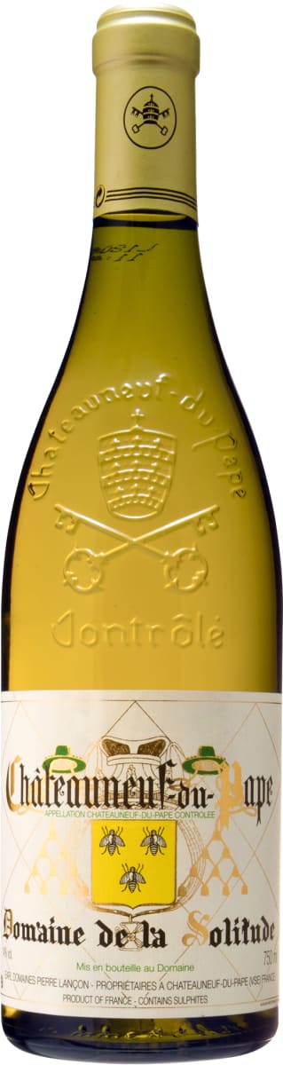 Domaine de la Solitude Chateauneuf-du-Pape Blanc 2017  Front Bottle Shot