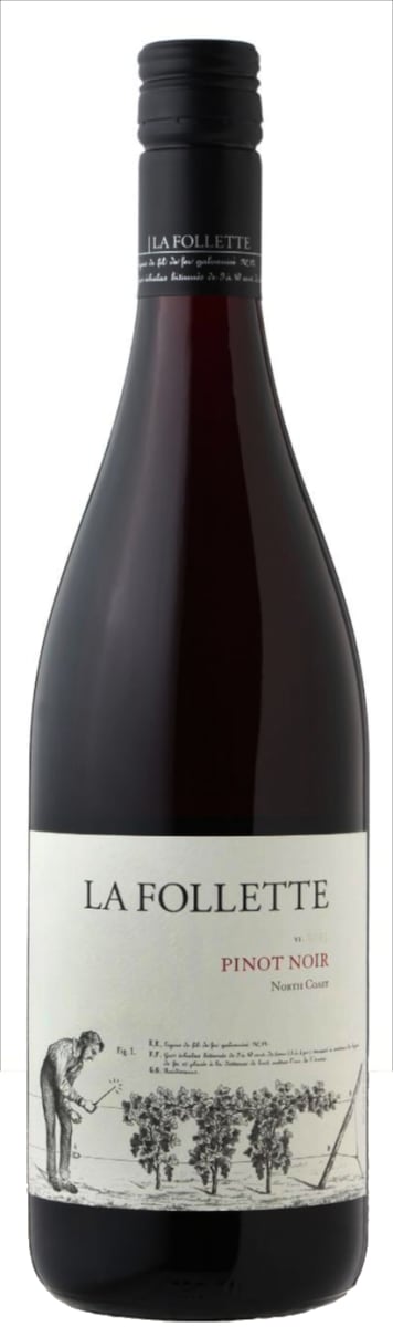 La Follette Dunah Vineyard Pinot Noir 2009  Front Bottle Shot