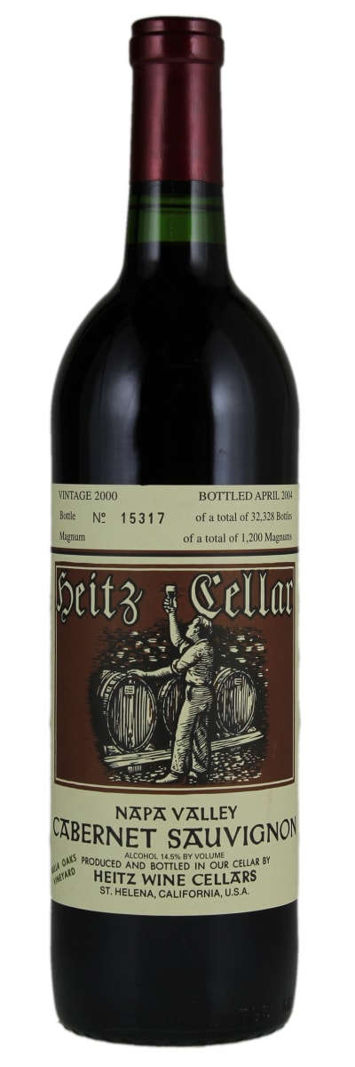 Heitz Cellar Bella Oaks Cabernet Sauvignon (1.5 Liter Magnum) 2000  Front Bottle Shot