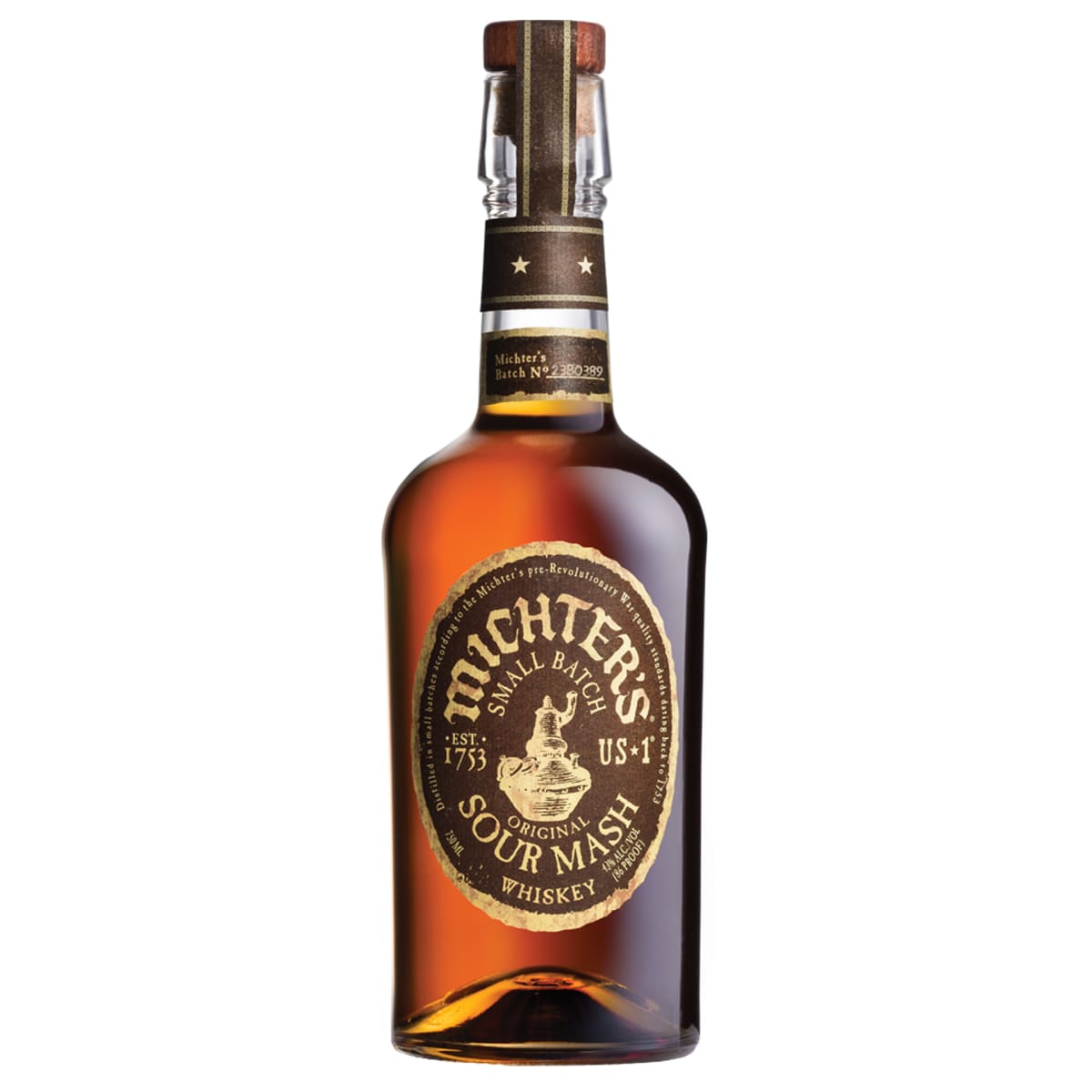 Michter's US1 Sour Mash Whiskey  Front Bottle Shot