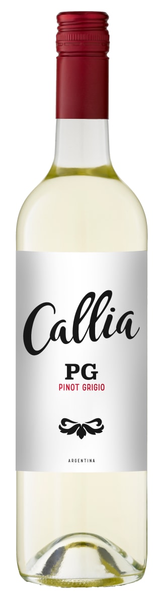 Bodegas Callia Pinot Grigio 2021  Front Bottle Shot