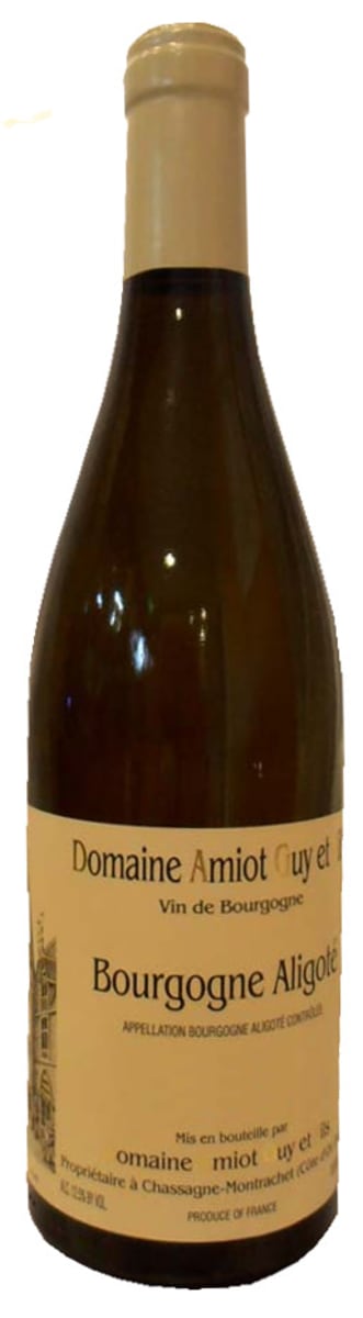 Guy Amiot Bourgogne Aligote 2013 Front Bottle Shot