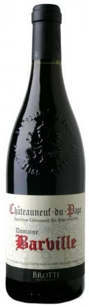 Maison Brotte Chateauneuf-du-Pape Domaine Barville 2015 Front Bottle Shot