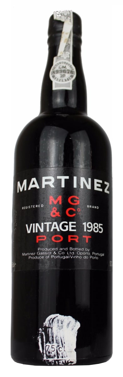Martinez Vintage Port 1985  Front Bottle Shot