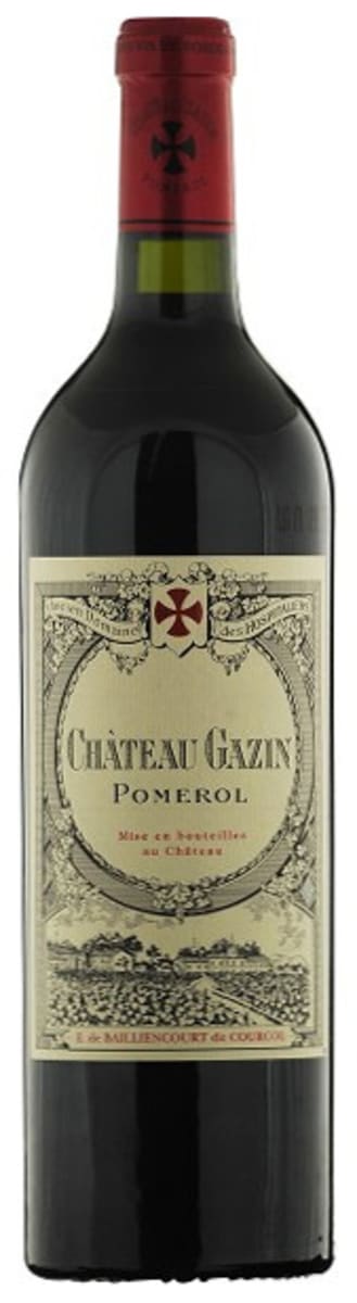 Chateau Gazin  2008 Front Bottle Shot