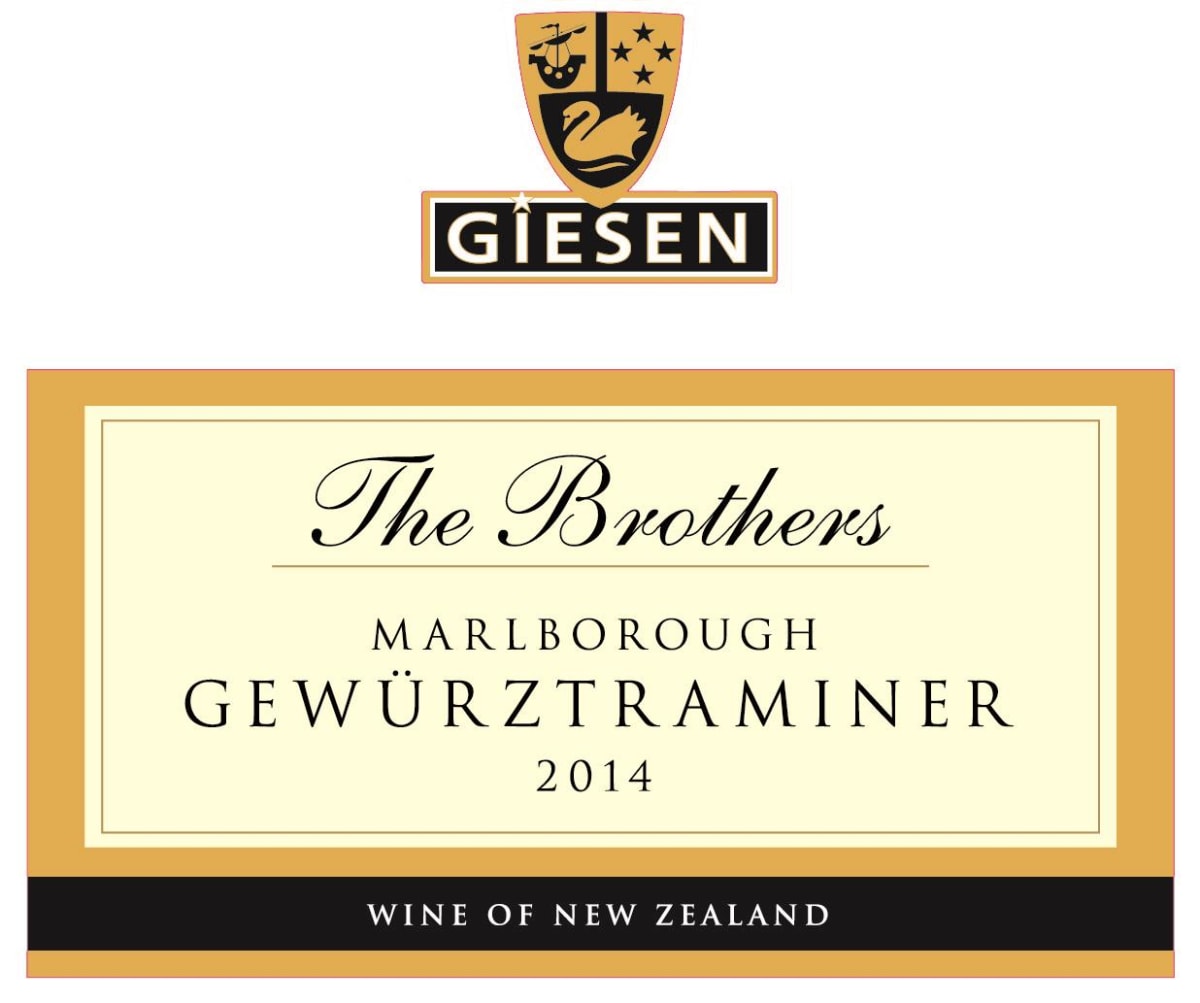 Giesen The Brothers Gewurztraminer 2014  Front Label