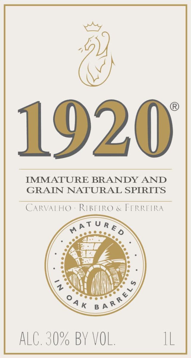 Carvalho Ribeiro & Ferreira Brandy 1920