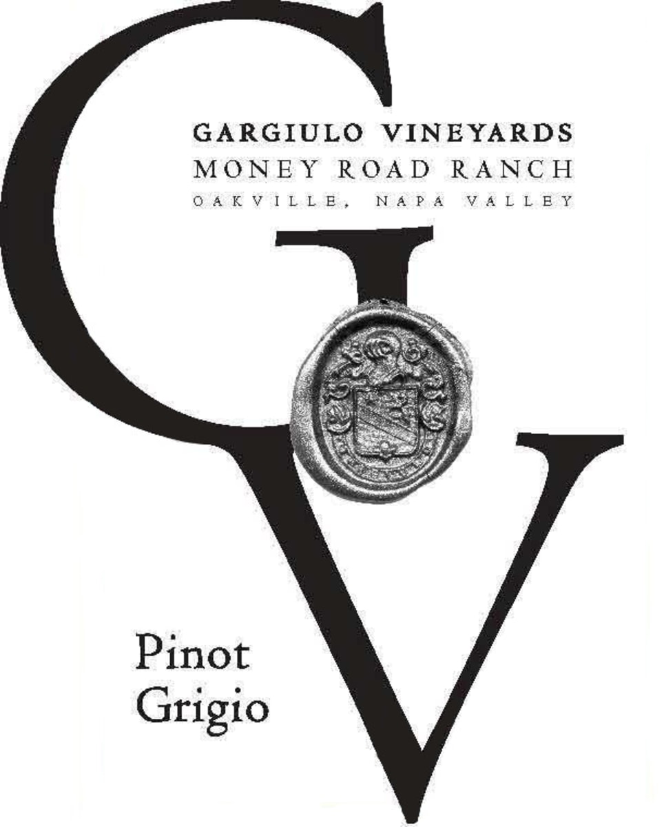 Gargiulo Vineyards Money Road Ranch Pinot Grigio 2016  Front Label