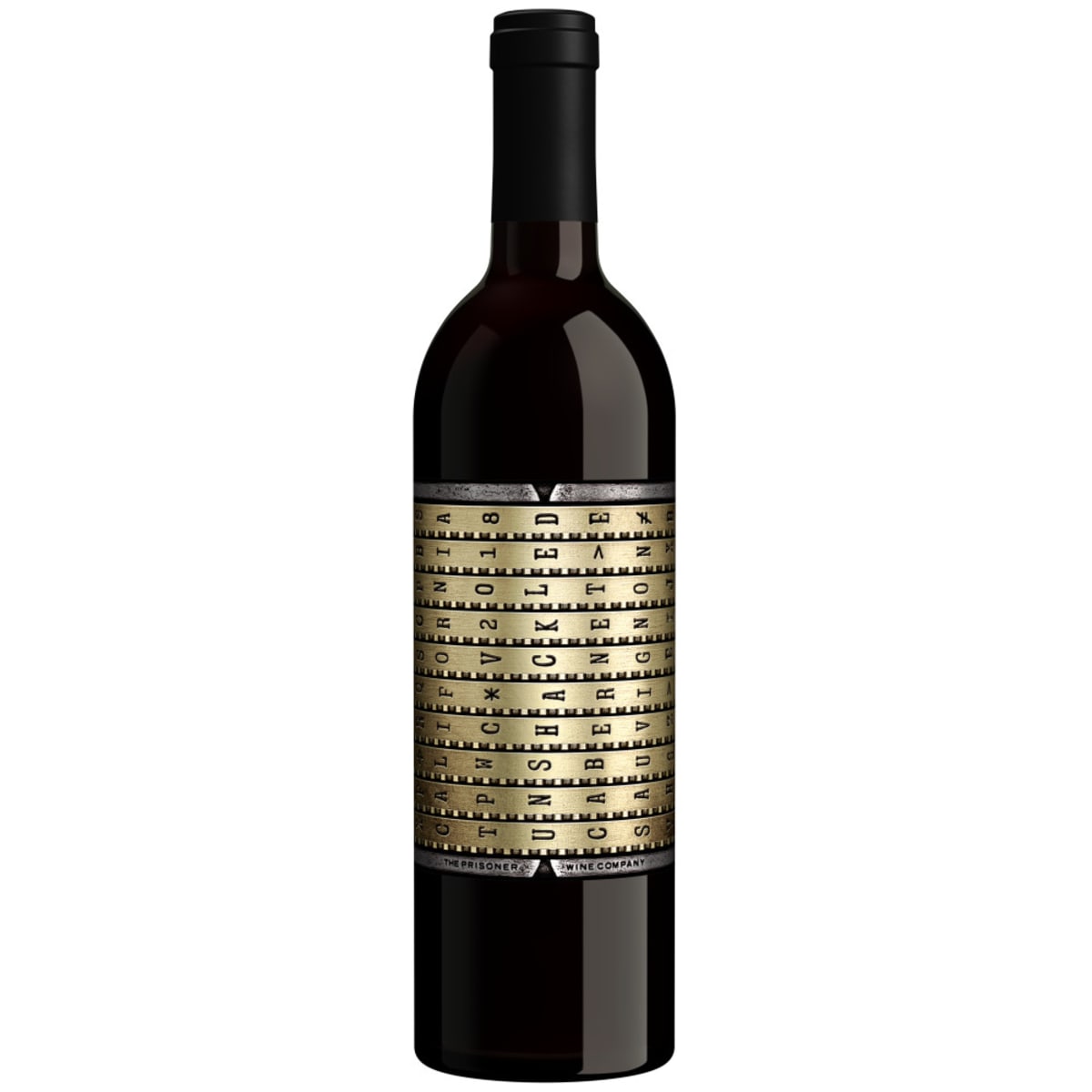 The Prisoner Wine Company Unshackled Cabernet Sauvignon 2018 Front Bottle Shot