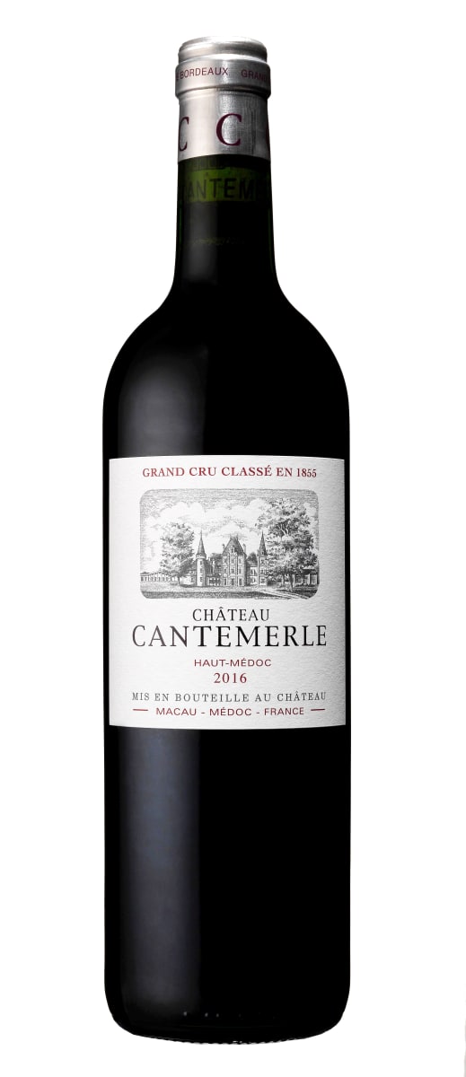 Chateau Cantemerle (375ML half-bottle) 2016  Front Bottle Shot