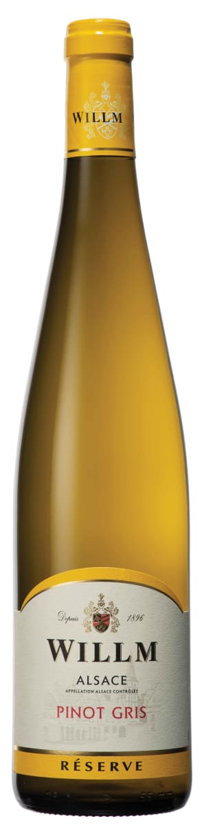 Willm Pinot Gris Reserve 2020  Front Bottle Shot
