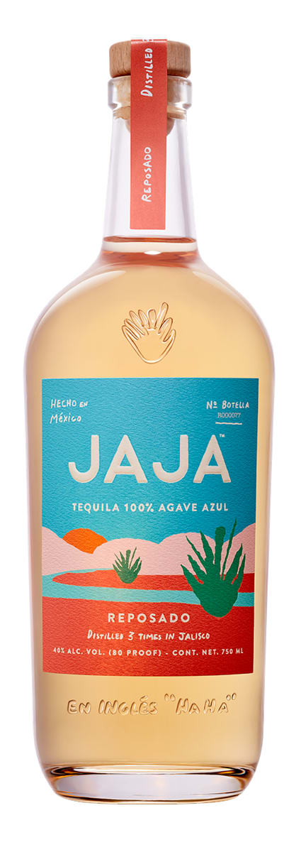 JAJA Reposado Tequila  Front Bottle Shot