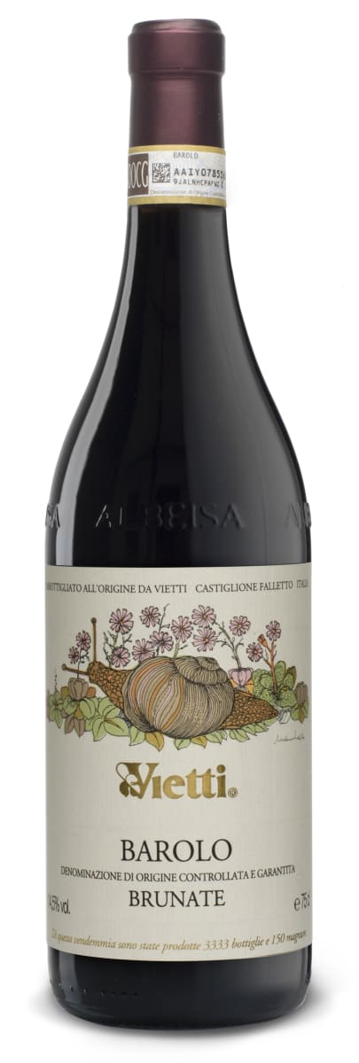 Vietti Barolo Brunate 2015  Front Bottle Shot