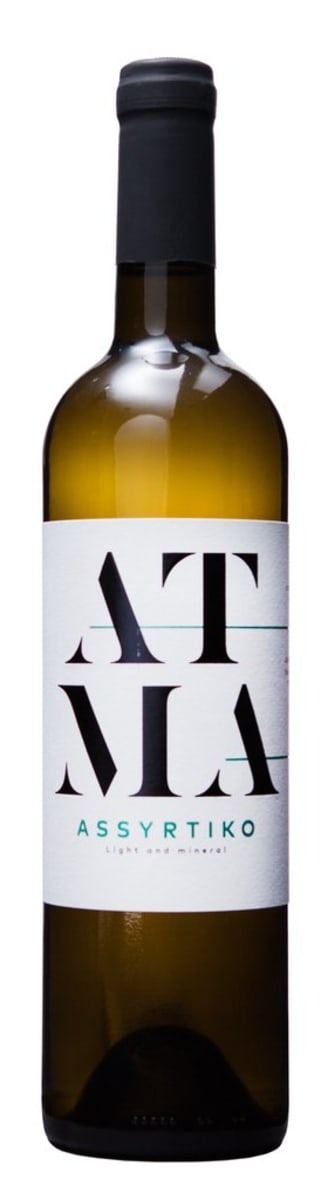 Thymiopoulos Atma Assyrtiko 2019  Front Bottle Shot